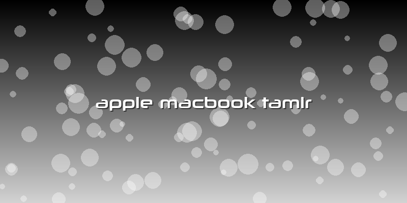 Apple Macbook Tamir