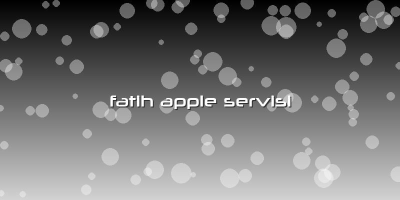 Fatih Apple Servisi